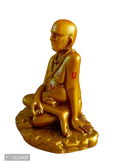 Swami Samarth Idol Statue Gold Color-thumb2