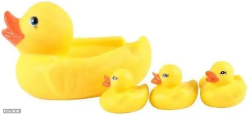 Classic 4 Pieces Of Duck Chu Chu Sounds Bathing Animal Toys For Kids-thumb3
