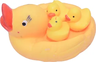 Classic 4 Pieces Of Duck Chu Chu Sounds Bathing Animal Toys For Kids-thumb1