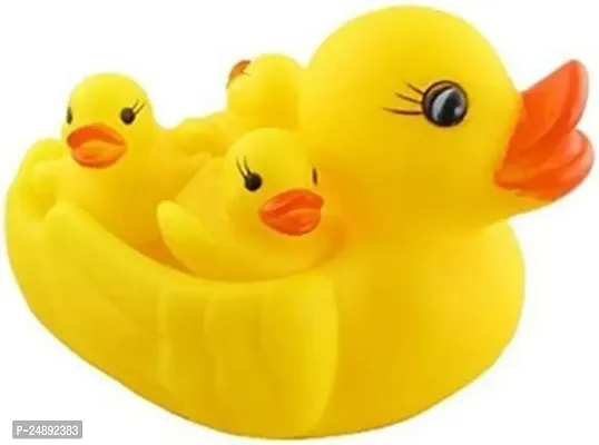 Classic 4 Pieces Of Duck Chu Chu Sounds Bathing Animal Toys For Kids-thumb0