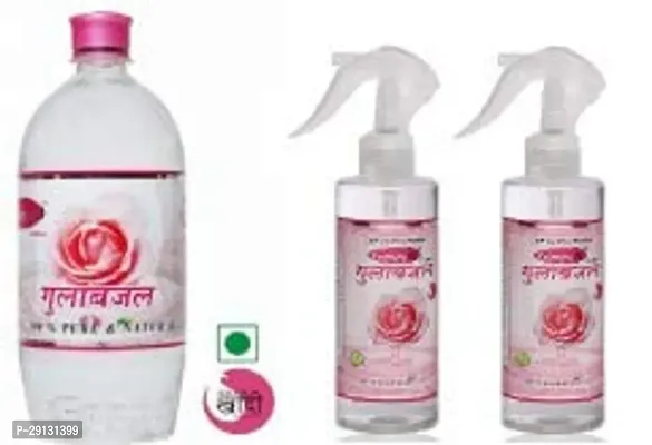 Ganpati Herbal Premium Rose Water 1000 Ml And 200 Ml Pump-thumb0