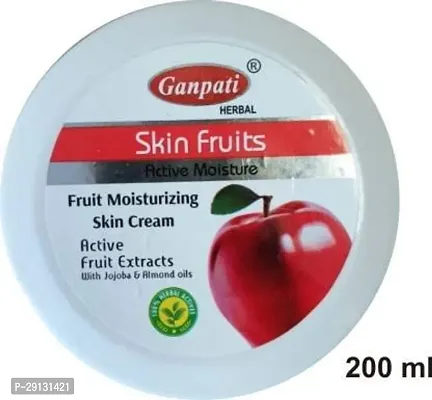 Ganpati Herbal Skin Cream With Active Fruits Extracts With Jojoba  Almond Oil 200Ml