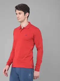 Reliable Multicoloured Cotton Solid Polos For Men Pack Of 2-thumb2