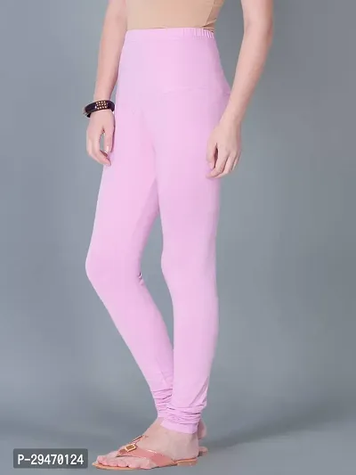 Fabulous Cotton Blend Solid Leggings For Women-thumb2