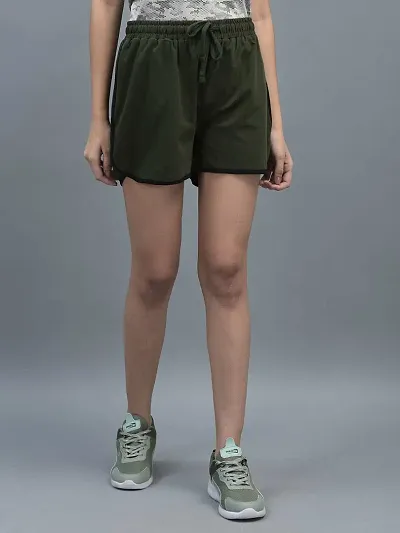 Stylish Solid Night Shorts/Lounge Shorts For Women