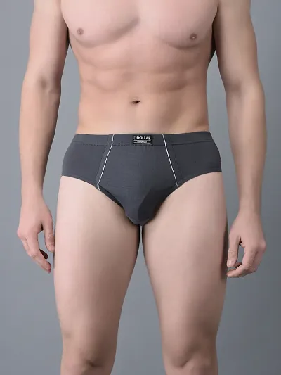 Stylish Blend Solid Briefs For Men