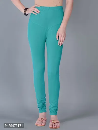 Fabulous Cotton Blend Solid Leggings For Women-thumb0