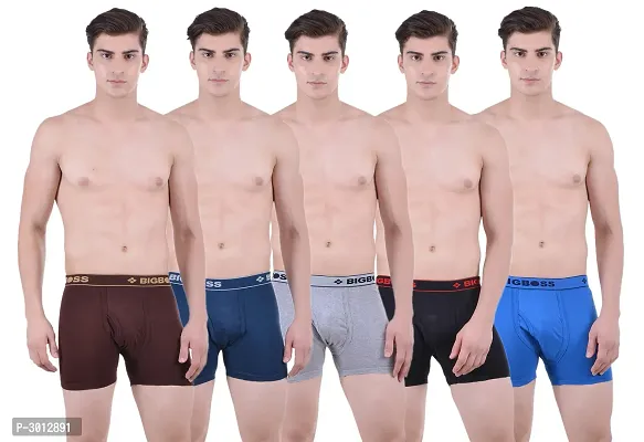 Buy Pack of 5 Dollar Bigboss Men's Multicoloured Long Trunk Online In India  At Discounted Prices