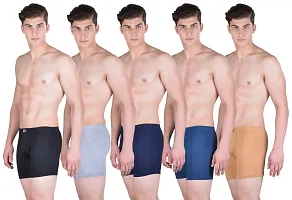 Pack of 5 Dollar Bigboss Men's  Multicoloured  Boxer Trunk-thumb1