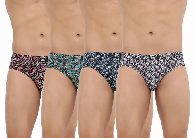 Elegant Crazy Briefs For Men- Pack Of 4