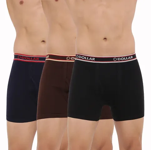 Elegant Rib RSD Trunks For Men- Pack Of 3