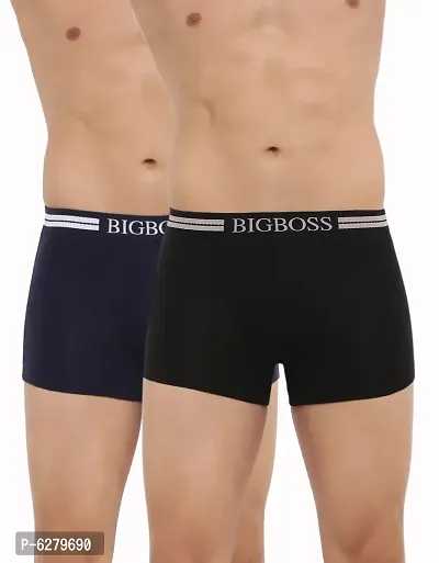 Elegant Cotton J-Class Dynamo Trunks For Men- Pack Of 2-thumb0