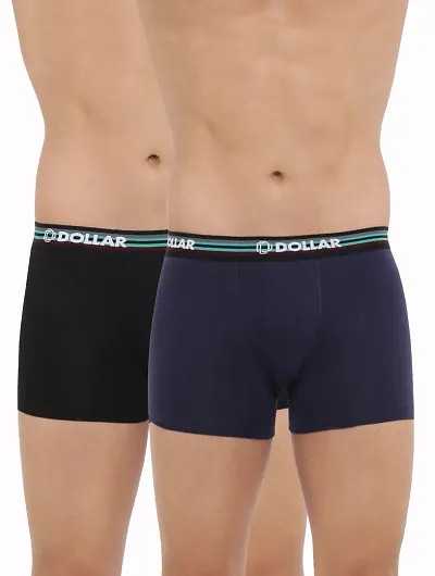 Buy Elegant Cotton Contrast Rib Trunks For Men- Pack Of 2 Online In India  At Discounted Prices