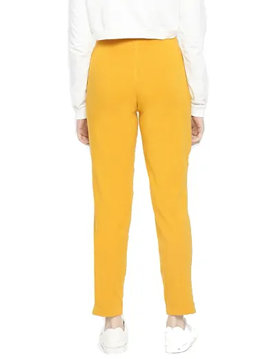 Shop Yellow Cigarette Trousers | Cigarette Trousers | Kohsh