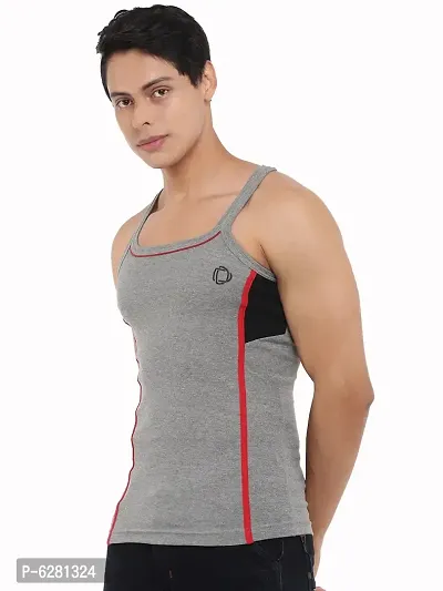 Dollar Bigboss  Men Assorted Pack of 3 BB11 Solid Gym Vest-thumb3