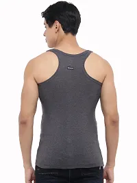 Dollar Bigboss  Men Assorted Pack of 5 BB12 Solid Gym Vest-thumb3