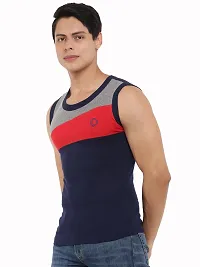 Dollar Bigboss  Men Assorted Pack of 2 BB13 Solid Gym Vest-thumb2