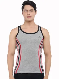 Dollar Bigboss  Men Assorted Pack of 2 BB14 Solid Gym Vest-thumb1