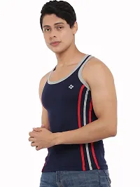 Dollar Bigboss  Men Assorted Pack of 2 BB14 Solid Gym Vest-thumb2