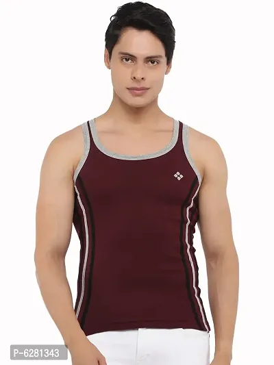 Dollar Bigboss  Men Assorted Pack of 2 BB14 Solid Gym Vest-thumb2