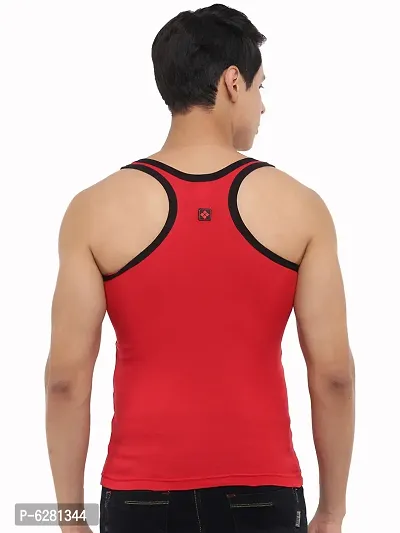 Dollar Bigboss  Men Assorted Pack of 3 BB14 Solid Gym Vest-thumb4