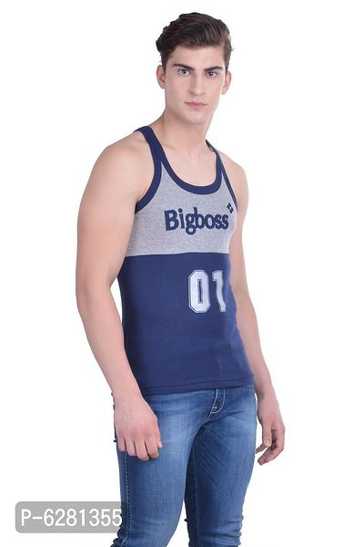 Dollar Bigboss  Men Assorted Pack of 2 BB17 Solid Gym Vest-thumb3