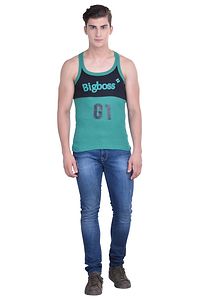 Dollar Bigboss  Men Assorted Pack of 3 BB17 Solid Gym Vest-thumb4