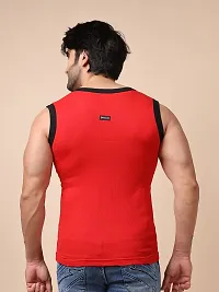 Stylish Cotton Solid Vests For Men- Pack Of 2-thumb1