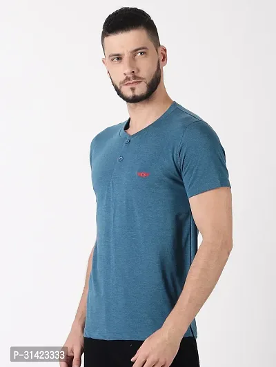 Reliable Multicoloured Cotton Solid Henley Tshirt For Men Pack Of 3-thumb3