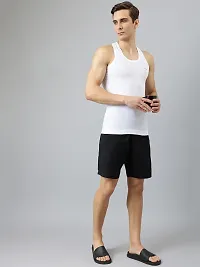 Stylish Solid Combed Cotton Shrinkless Vest-thumb4