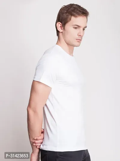 Reliable Multicoloured Cotton Solid Round Neck Tshirt For Men Pack Of 2-thumb3