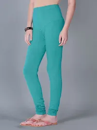 Fabulous Cotton Blend Solid Leggings For Women-thumb1