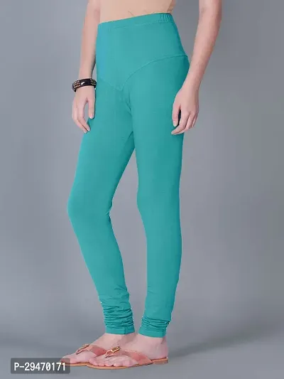 Fabulous Cotton Blend Solid Leggings For Women-thumb2