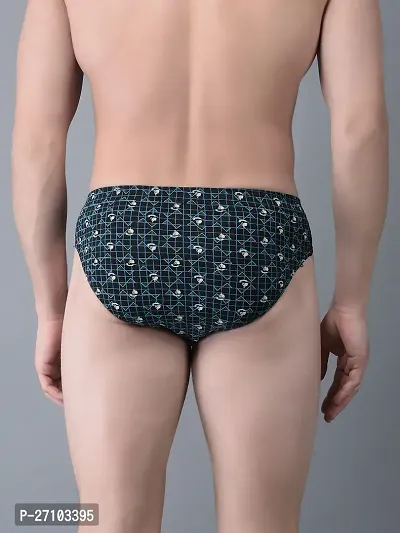 Stylish Multicoloured Cotton Blend Printed Briefs For Men-thumb2