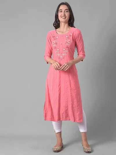 Beautiful A-Line Self Pattern Blend Kurta Bottom Set For Women