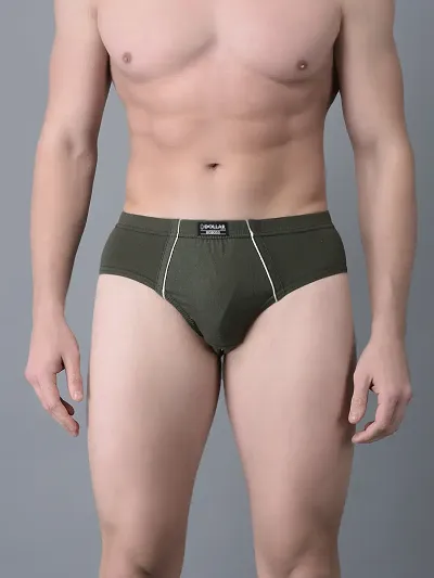 Stylish Blend Solid Briefs For Men