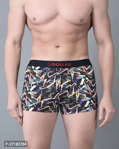 Stylish Multicoloured Cotton Blend Printed Trunks For Men