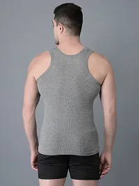 Stylish Cotton Solid Vests For Men- Pack Of 10-thumb1