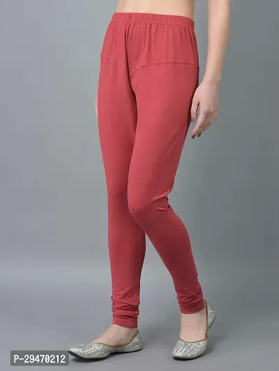 Fabulous Cotton Blend Solid Leggings For Women-thumb2