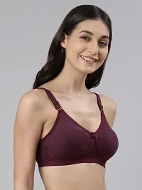 Stylish Multicoloured Cotton Solid Padded Bra For Women Pack Of 2-thumb2