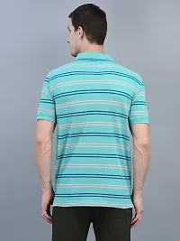 Reliable Multicoloured Cotton Striped Polos For Men-thumb1