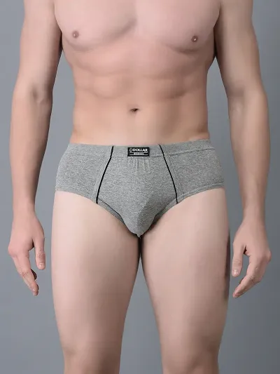 Stylish Blend Solid Briefs For Men