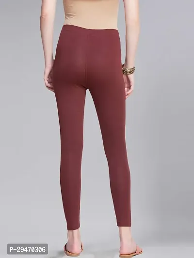 Fabulous Cotton Blend Solid Leggings For Women-thumb2