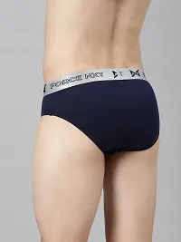 Stylish Blue Modal Solid Brief For Men-thumb2