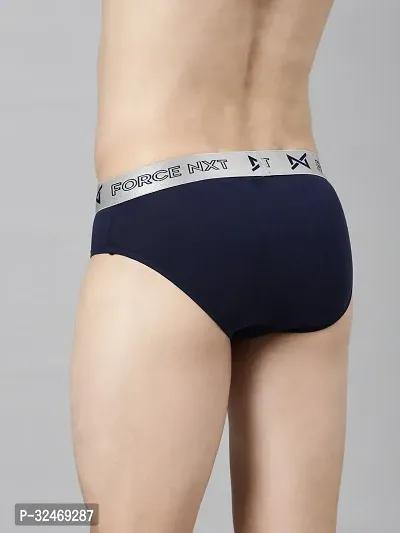 Stylish Blue Modal Solid Brief For Men-thumb3