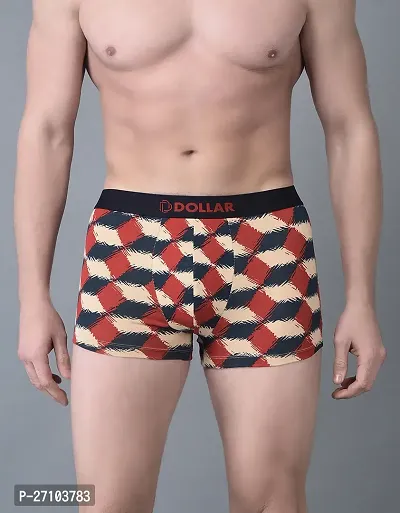 Stylish Multicoloured Cotton Blend Printed Trunks For Men-thumb0