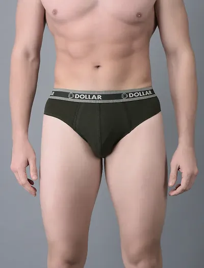 Stylish Blend Solid Briefs For Men