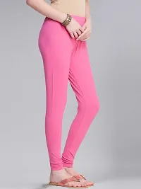 Fabulous Cotton Blend Solid Leggings For Women-thumb2