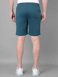 Stylish Green Polyester Solid Sports Shorts For Men-thumb2