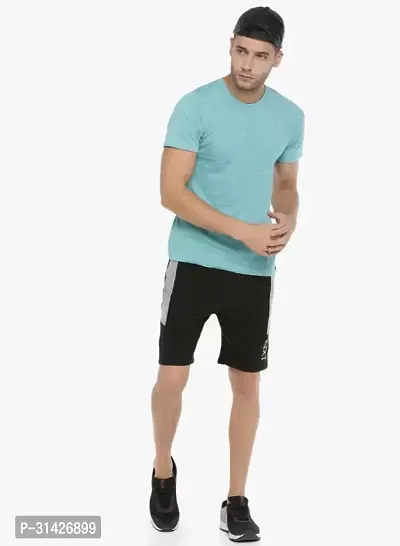 Stylish Multicoloured Cotton Solid Regular Shorts For Men Pack Of 2-thumb3